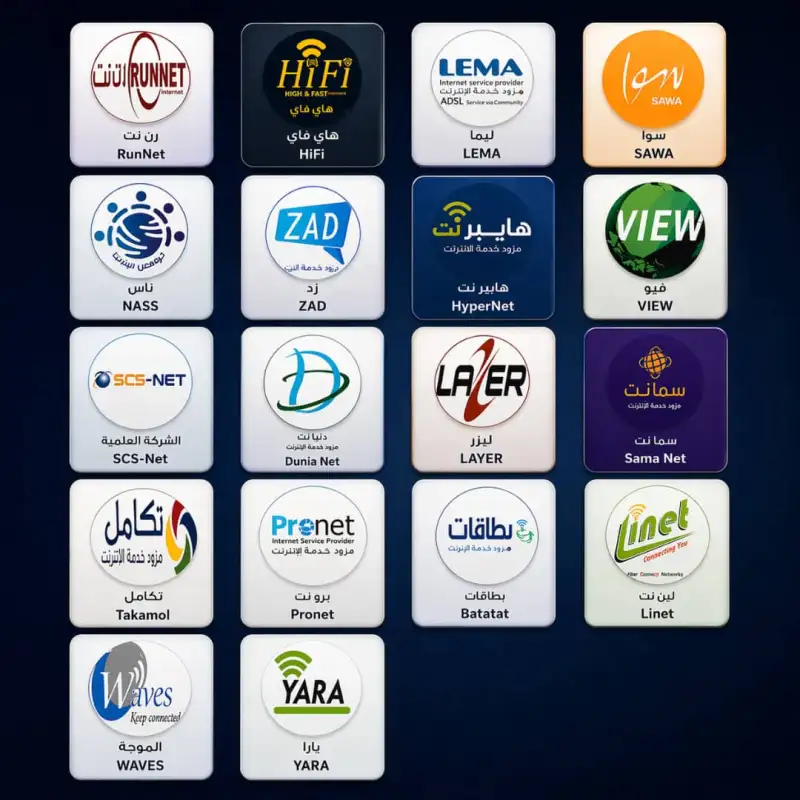 شركات الأنترنت ADSL
