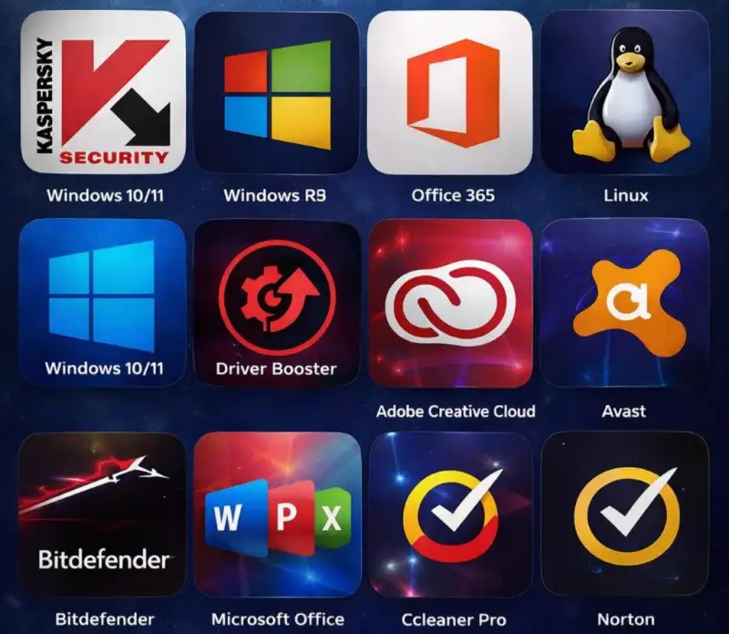 قسم مفاتيح تفعيل البرامج